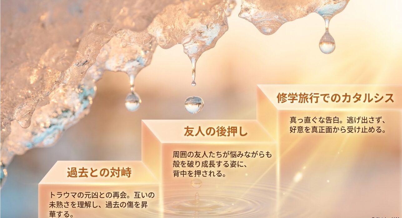 トラウマの元凶との再会から逃げずに向き合い 、相手を悪者にせず理解して氷の城壁を越えた瞬間