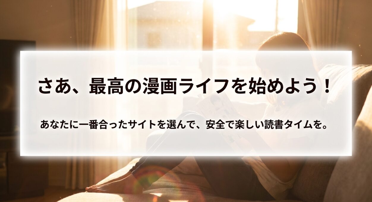 自分に一番合ったサイトを選んで安全で楽しい漫画ライフを始める方法