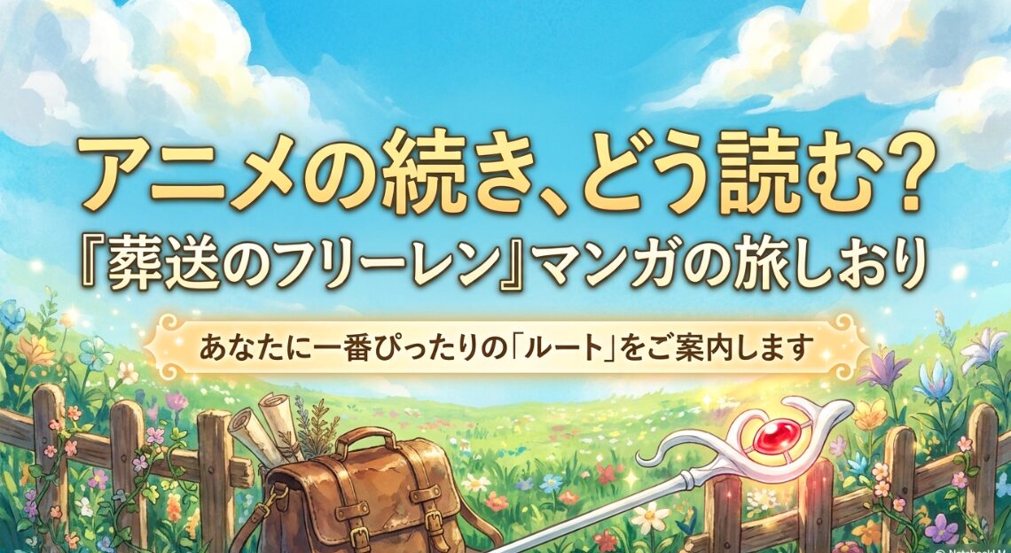 アニメの続き、どう読む？『葬送のフリーレン』マンガの旅しおり
