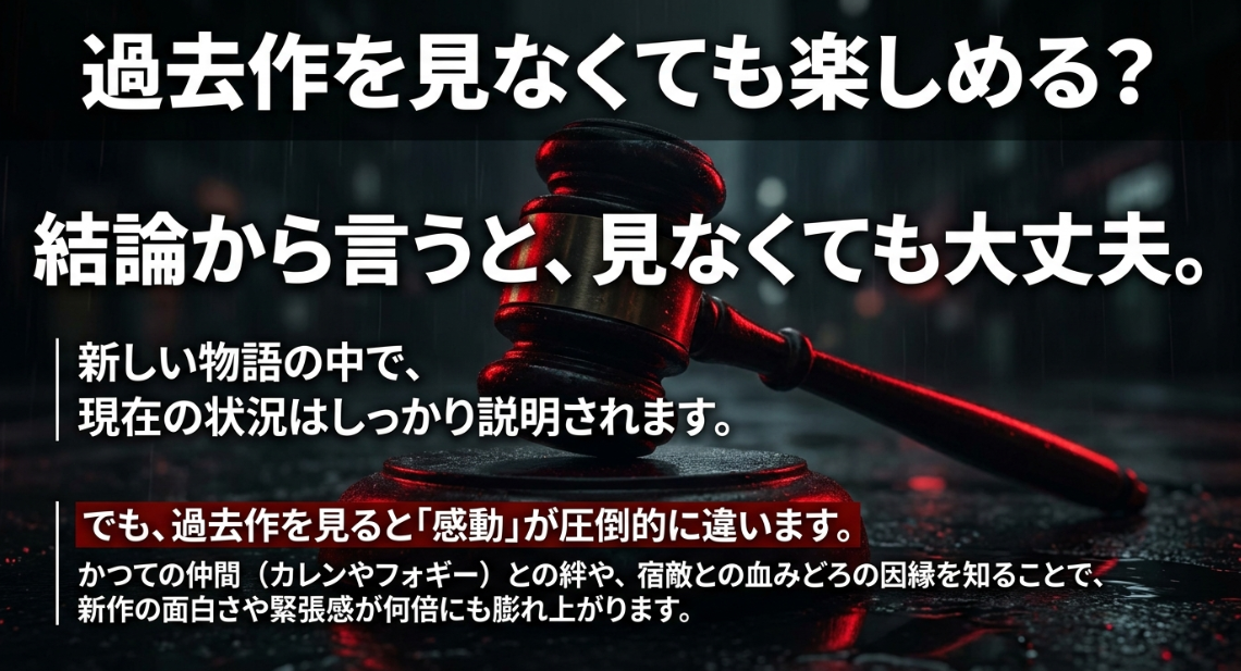 デアデビル ボーン・アゲインは過去作を見なくても楽しめるが、前作を見るとキャラクターの絆や因縁がわかり感動が圧倒的に違うことを解説。