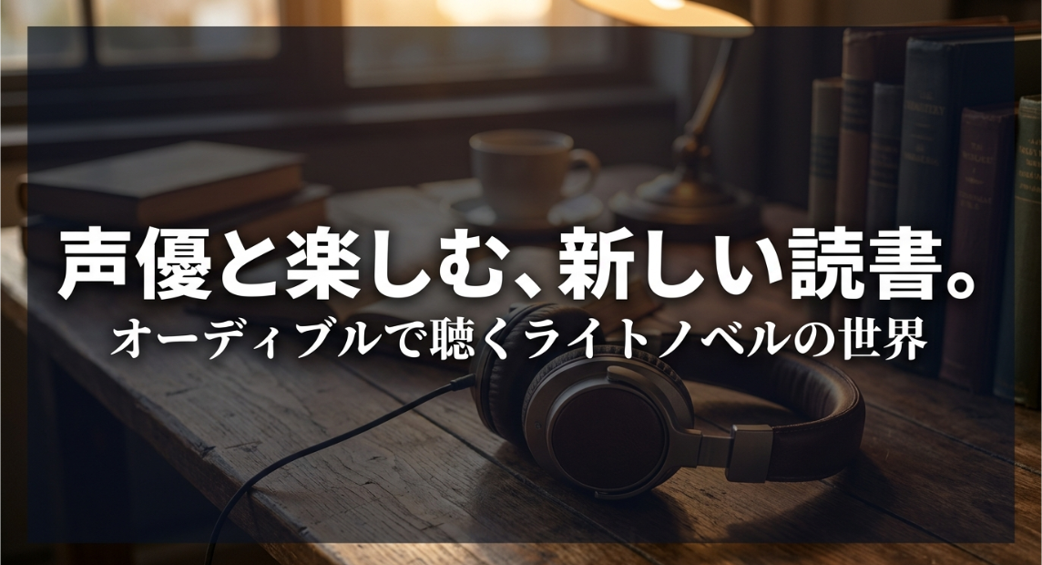 声優と楽しむ、新しい読書。オーディブルで聴くライトノベルの世界